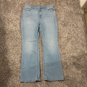 Old Navy Women's Light Blue Wow Flare Jeans